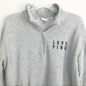 Victoria’s Secret Pink | Gray Sweatshirt Zip